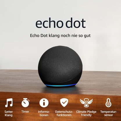 👉 Intelligenter WLAN- & Bluetooth-Lautsprecher mit kräftigem Klang, Sprachsteuerung & kompakter Bauweise – Anthrazit